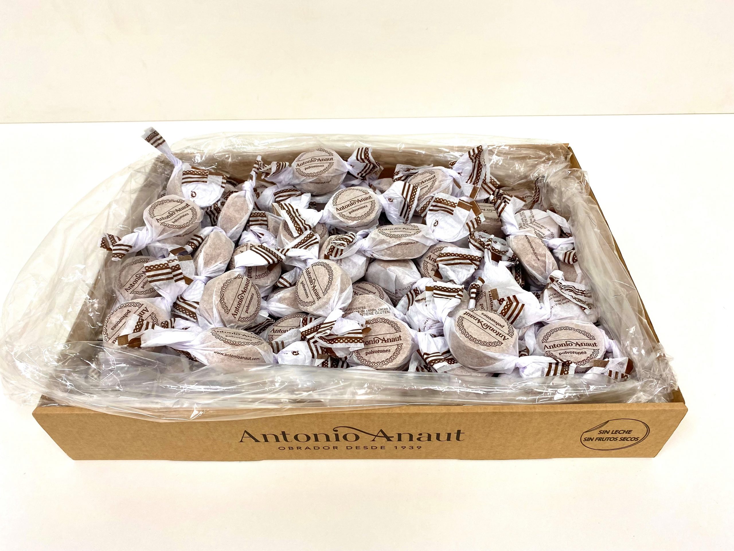 CAJA 2K CACAO ABIERTA polvorones cacao