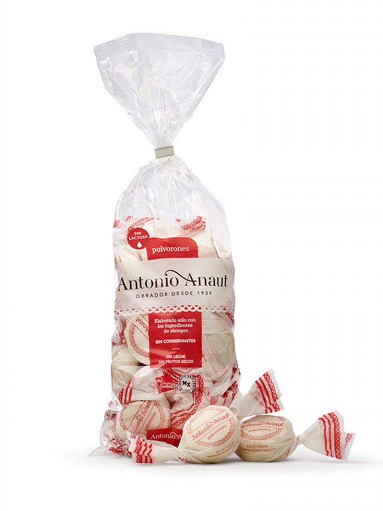 Bolsa polvorón polvorón tradicional de canela