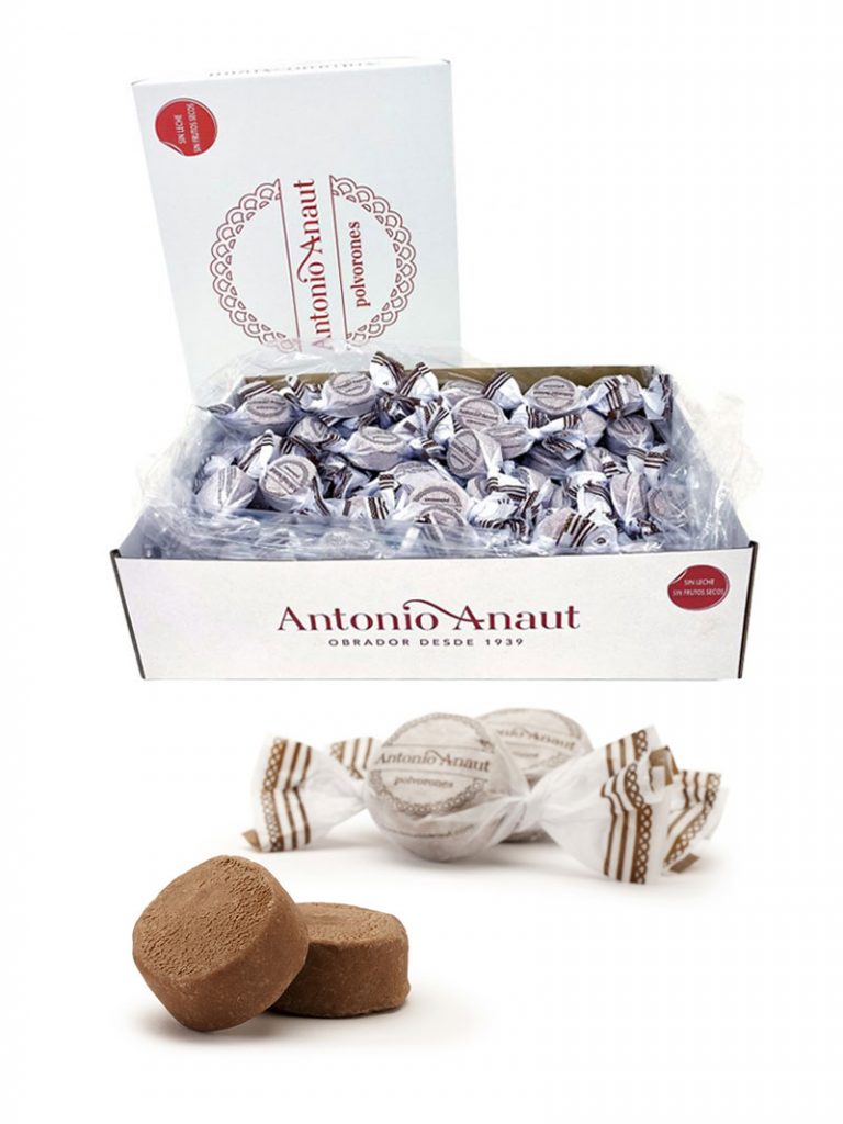 Caja granel polvorón con cacao 4kg