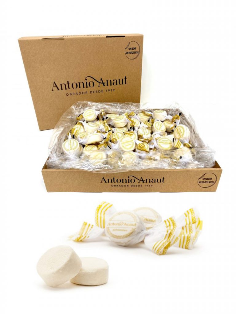 Caja granel polvorón con limón 2kg