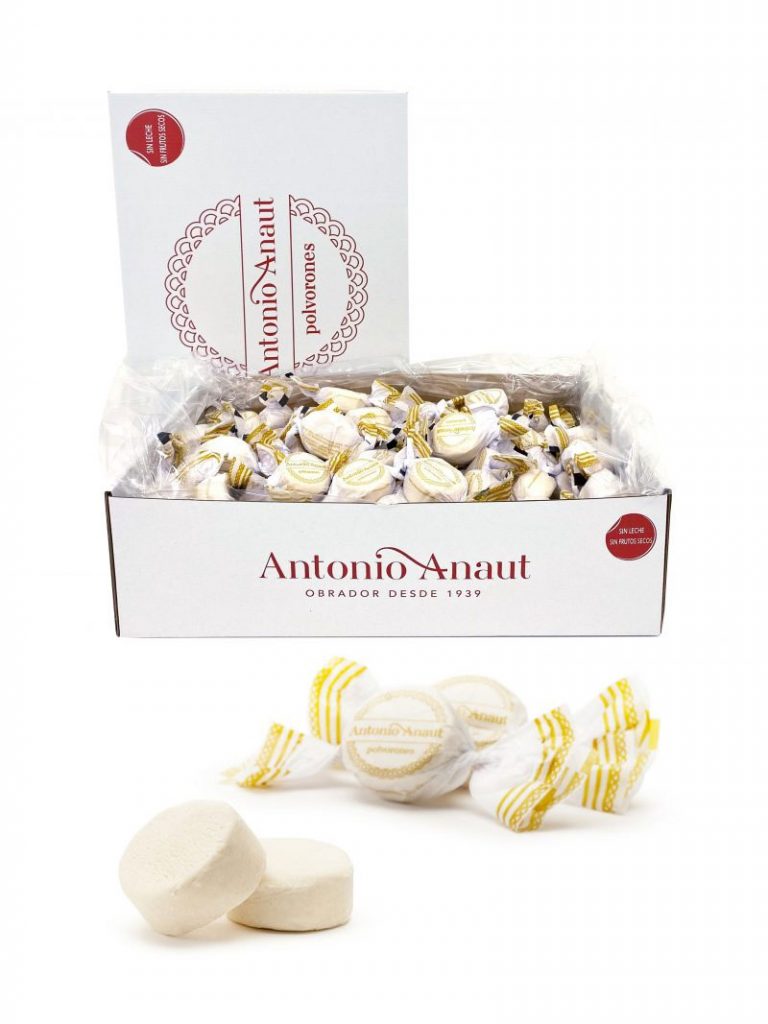 Caja granel polvorón con limón 4kg